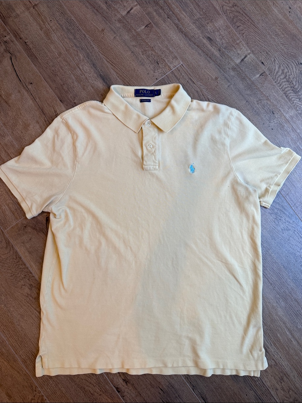 Polo by Ralph Lauren Pale Yellow Short-Sleeve Cotton Polo